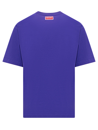 Shop Kenzo Tiger Varity T-shirt In Deep Sea Blue