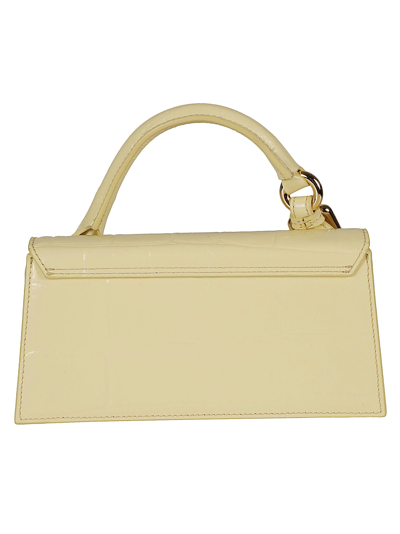 Shop Jacquemus Le Chiquito Long Tote In Pale Yellow