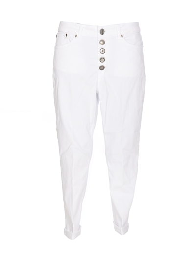 Shop Dondup Koons Gioiello Denim Jeans In White