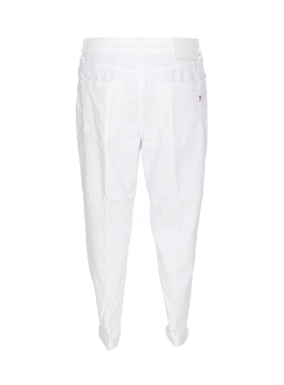 Shop Dondup Koons Gioiello Denim Jeans In White
