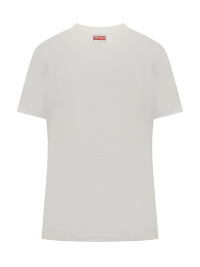 Shop Kenzo Tiger Varsity T-shirt In Off White