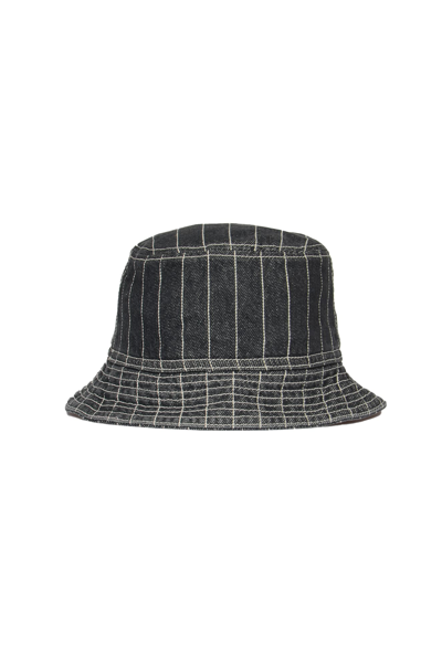 Shop Carhartt Orlean Bucket Hat In Black/white