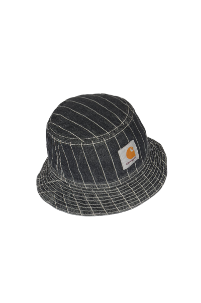 Shop Carhartt Orlean Bucket Hat In Black/white