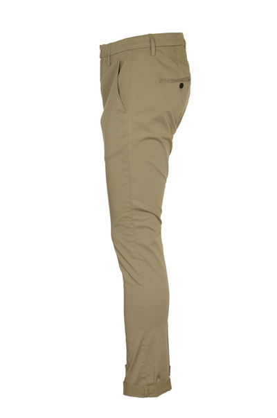 Shop Dondup Concealed Skinny Trousers In Sabbia