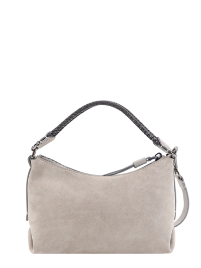 Shop Brunello Cucinelli Handbag In Beige