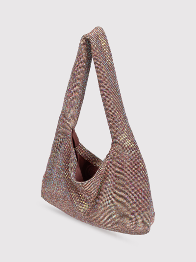 Shop Kara Crystal Mesh Crystal-embellished Shoulder Bag