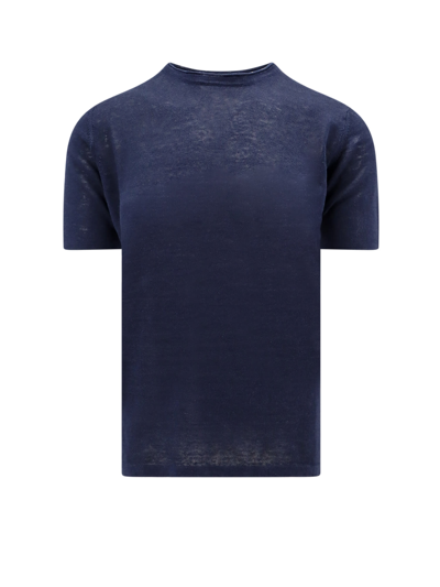 Shop Roberto Collina T-shirt In Blue