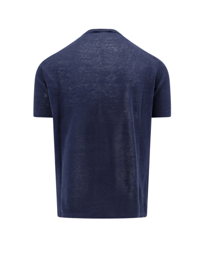 Shop Roberto Collina T-shirt In Blue