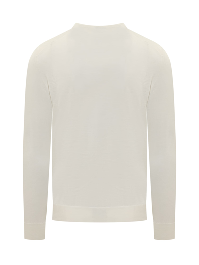 Shop Zegna Sweater In Bianco