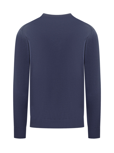 Shop Zegna Sweater In Blu