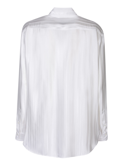 Shop Paul Smith Striped Motif White Shirt