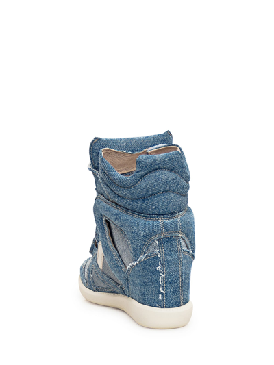 Shop Isabel Marant Bekett Sneaker In Light Blue