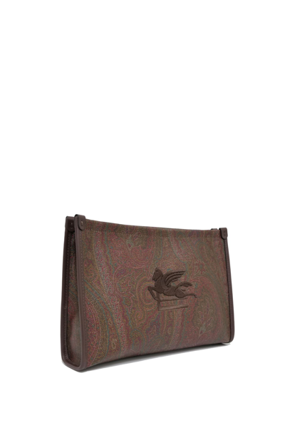 Shop Etro Handbag In Marrone