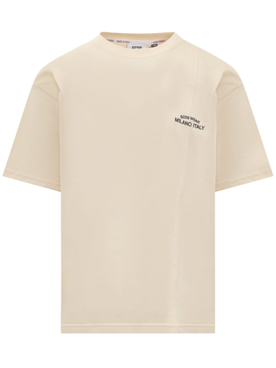 Shop Gcds Milano T-shirt In Off-white
