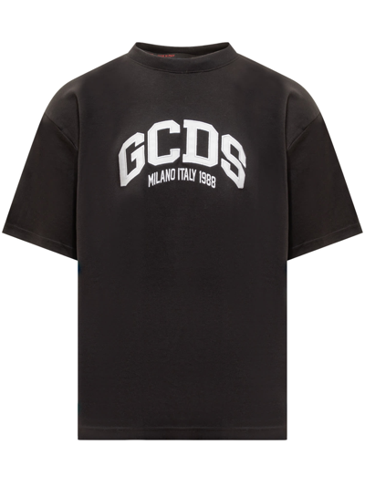 Shop Gcds Loose T-shirt In Nero