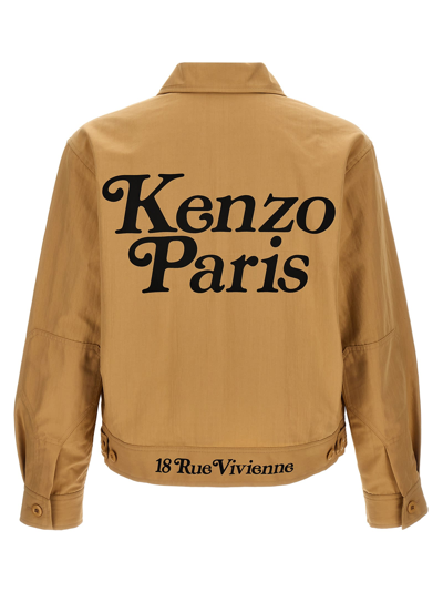 Shop Kenzo By Verdy Short Blouson In Beige