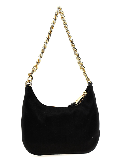 Shop Moschino Logo Handbag In Black