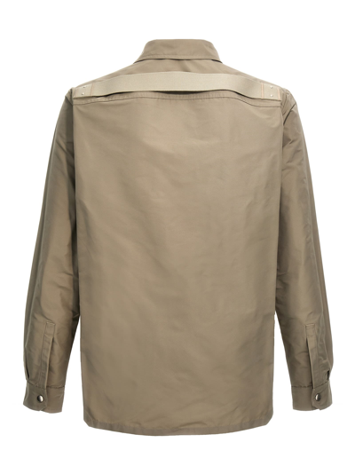 Shop Rick Owens Fogpocket Jacket In Gray