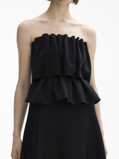 House Of Dagmar Sculpted Tube Dress In Black