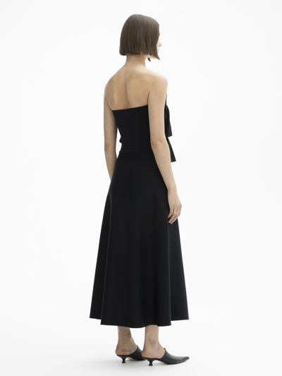 House Of Dagmar Sculpted Tube Dress In Black