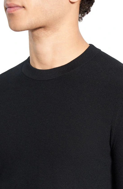Shop Theory Riland Crewneck Sweater In Black