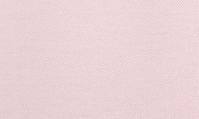 Shop Moncler Logo Zip Polo In Dawn Pink