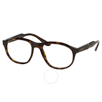 Shop Prada Demo Oval Ladies Eyeglasses Pr 12sv Haq1o1 52 In N/a