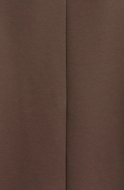 Shop Nike Sportswear Oversize Tech Scuba Knit Duster In Baroque Brown/ Black
