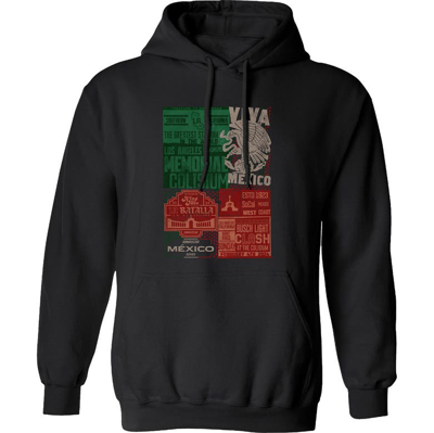 Shop Checkered Flag Sports  Heather Charcoal 2024 Clash At The Coliseum Mexico Series Pullover Hoodie In Black