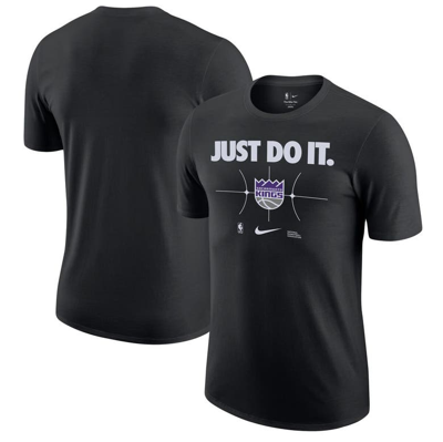 Shop Nike Black Sacramento Kings Just Do It T-shirt