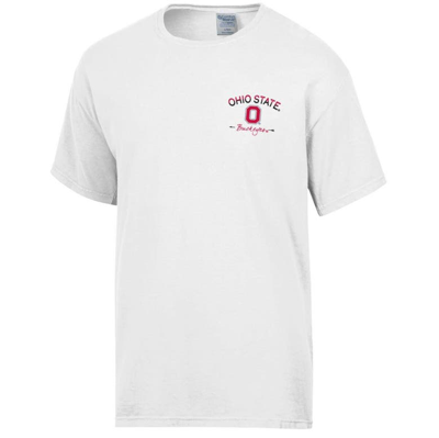 Shop Comfort Wash White Ohio State Buckeyes Great Outdoors T-shirt