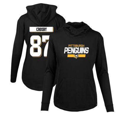 Shop Levelwear Sidney Crosby Black Pittsburgh Penguins Vivid Player Name & Number Pullover Hoodie