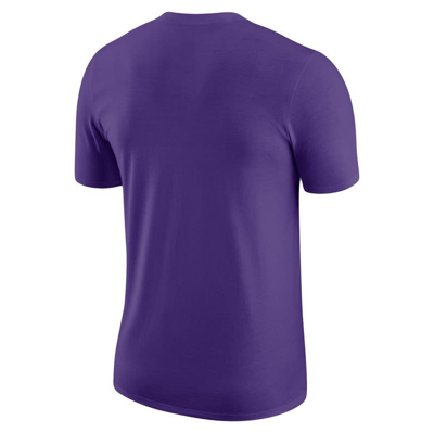 Shop Nike Purple Los Angeles Lakers Just Do It T-shirt