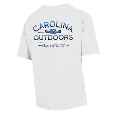 Shop Comfort Wash White North Carolina Tar Heels Great Outdoors T-shirt