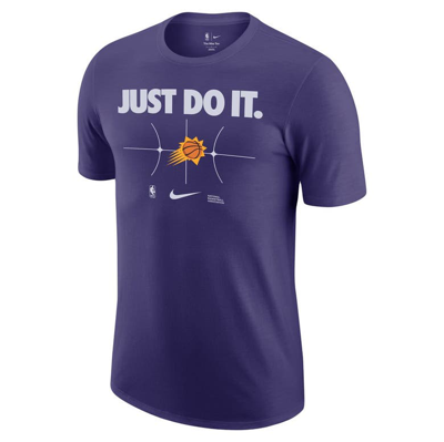 Shop Nike Purple Phoenix Suns Just Do It T-shirt