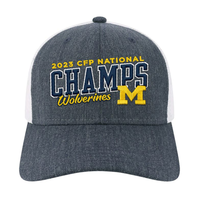 Shop Legacy Athletic Navy Michigan Wolverines College Football Playoff 2023 National Champions Mid-pro T