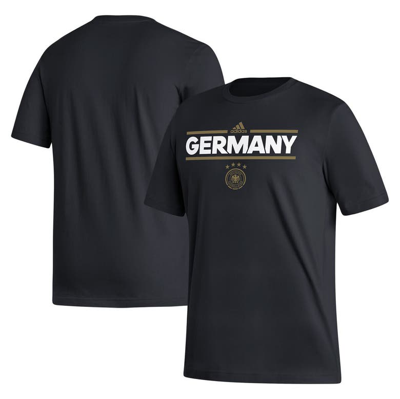 Shop Adidas Originals Adidas Black Germany National Team Dassler T-shirt