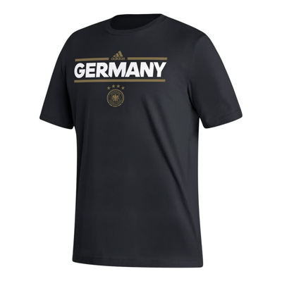 Shop Adidas Originals Adidas Black Germany National Team Dassler T-shirt
