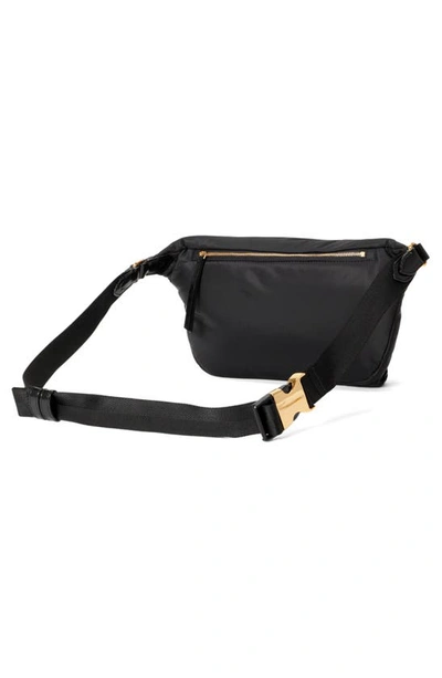 Shop Mz Wallace Chelsea Nylon Belt Bag In Black