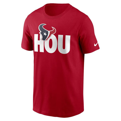Shop Nike Red Houston Texans Local Essential T-shirt