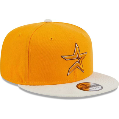 Shop New Era Gold Houston Astros Tiramisu  9fifty Snapback Hat