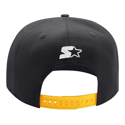 Shop Starter Black/gold Pittsburgh Penguins Arch Logo Two-tone Snapback Hat