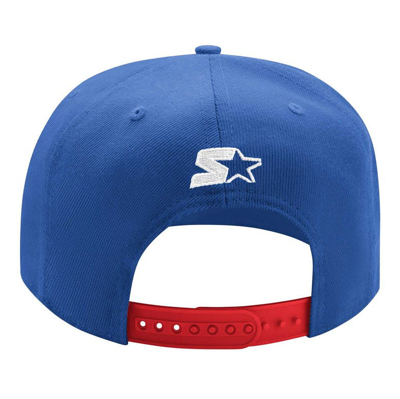 Shop Starter Blue/red New York Rangers Arch Logo Two-tone Snapback Hat