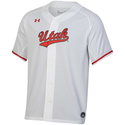 Shop Under Armour White Utah Utes Replica Baseball Jersey