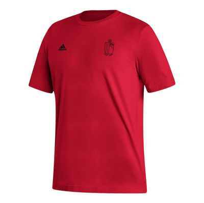 Shop Adidas Originals Adidas Red Belgium National Team Crest T-shirt