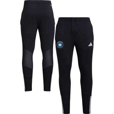 Shop Adidas Originals Adidas Black Charlotte Fc 2024 On-field Team Crest Aeroready Training Pants