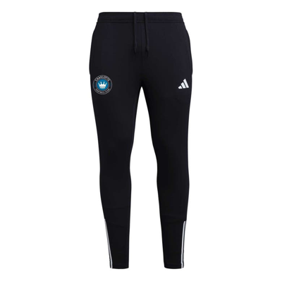 Shop Adidas Originals Adidas Black Charlotte Fc 2024 On-field Team Crest Aeroready Training Pants