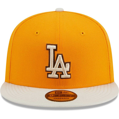 Shop New Era Gold Los Angeles Dodgers Tiramisu  9fifty Snapback Hat