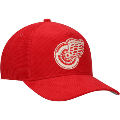 Shop American Needle Red Detroit Red Wings Corduroy Chain Stitch Adjustable Hat