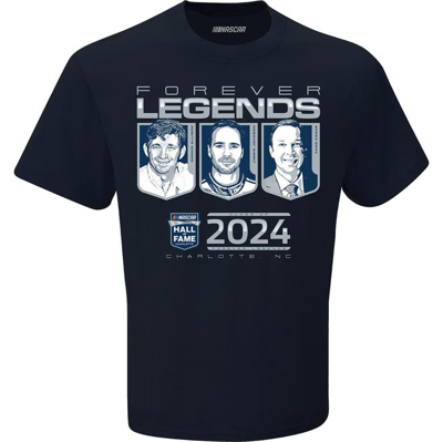 Shop Checkered Flag Sports Navy Nascar Hall Of Fame Class Of 2024 T-shirt